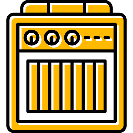 scatola dell'amplificatore Generic color lineal-color icona