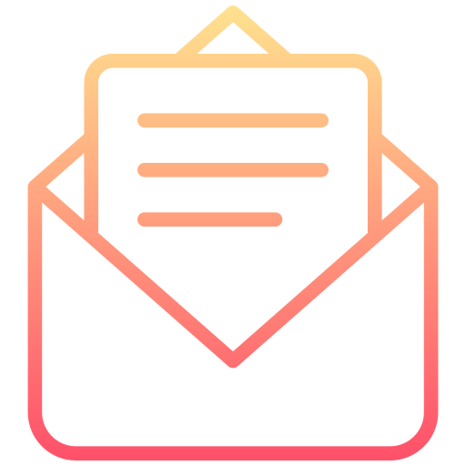 Mail Generic gradient outline icon