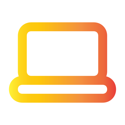 노트북 Generic gradient outline icon
