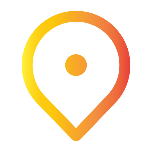 Map Pin Generic gradient outline icon
