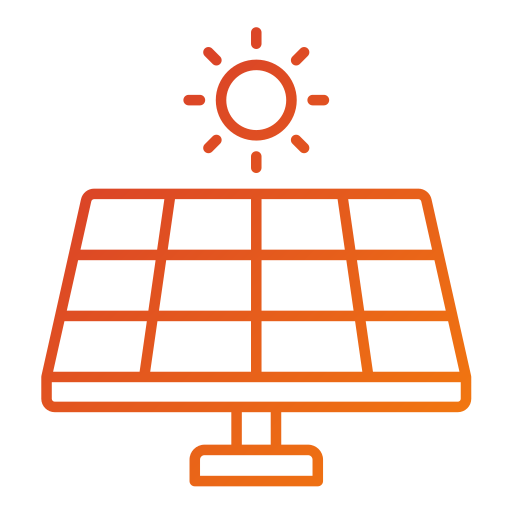 Solar panel Generic gradient outline icon