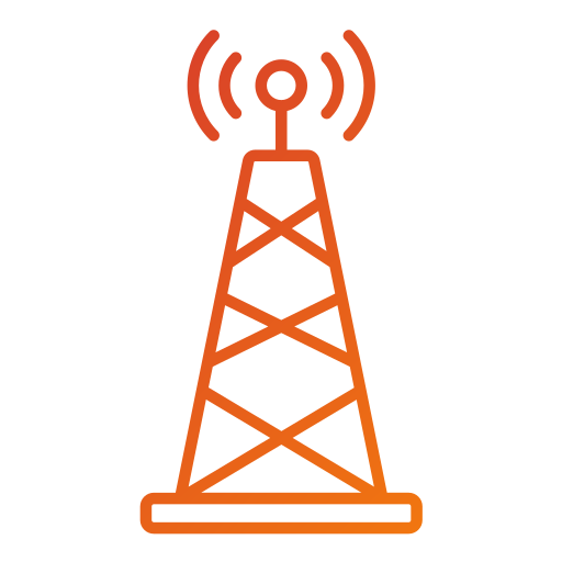 Telecommunication Generic gradient outline icon