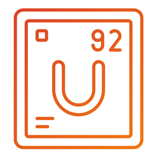 Uranium Generic gradient outline icon