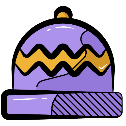 ビーニー帽 Generic color hand-drawn icon