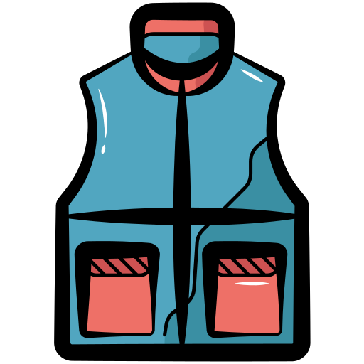 vest Generic color hand-drawn icoon