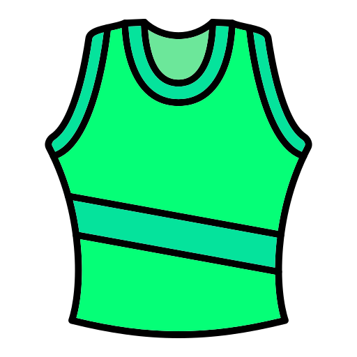 singlet Generic color lineal-color icoon