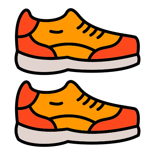 zapatos para correr Generic color lineal-color icono