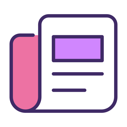 un journal Generic color lineal-color Icône