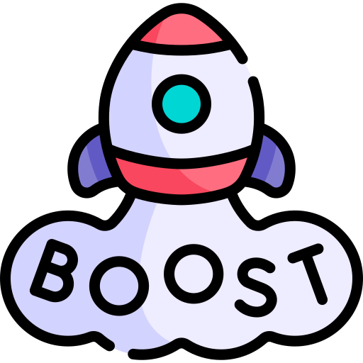 Boost Kawaii Lineal color icon