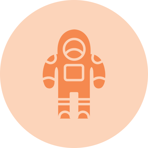 Space suit Generic color fill icon