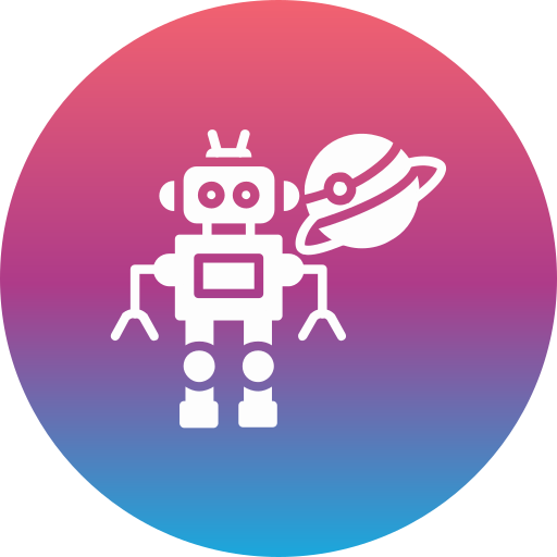 Space Robot Generic gradient fill icon