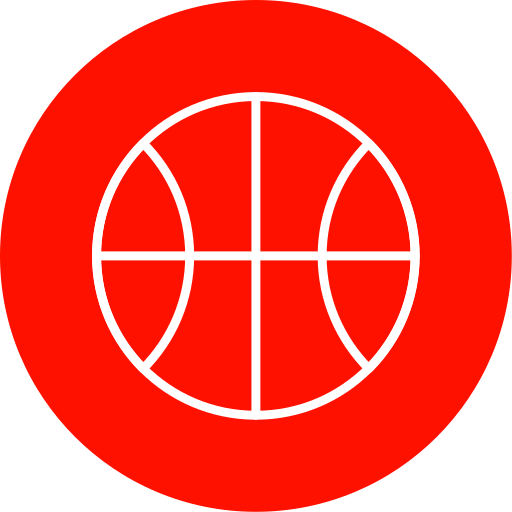 pallone da basket Generic color fill icona