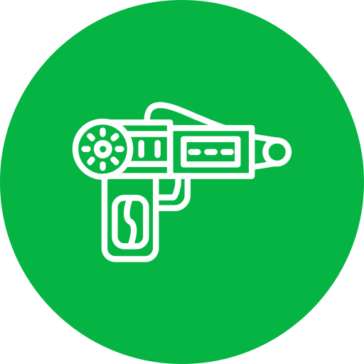 pistola spaziale Generic color fill icona