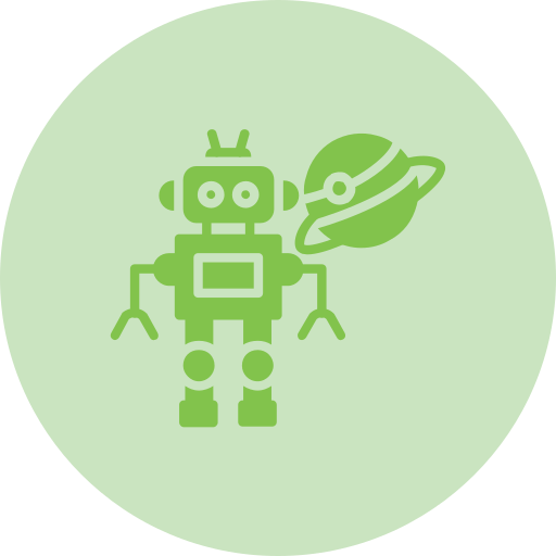 weltraumroboter Generic color fill icon