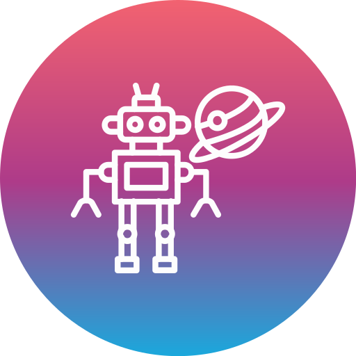 Space Robot Generic gradient fill icon