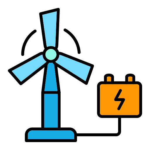 energia eoliczna Generic color lineal-color ikona