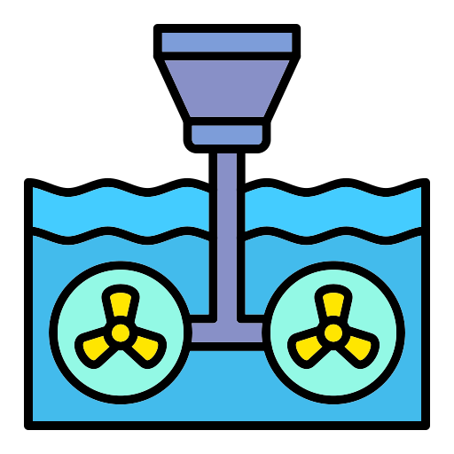 해양 에너지 Generic color lineal-color icon