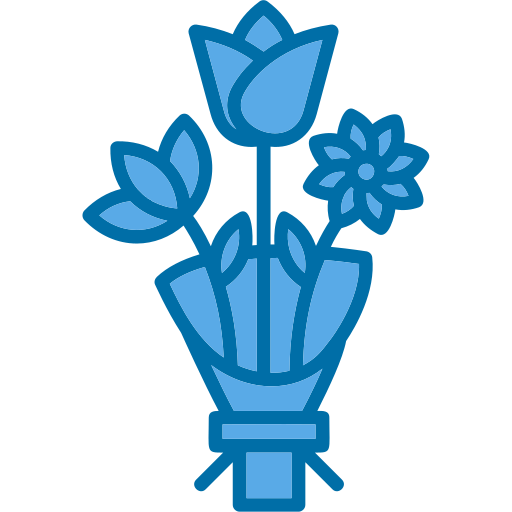 bouquet di fiori Generic color lineal-color icona