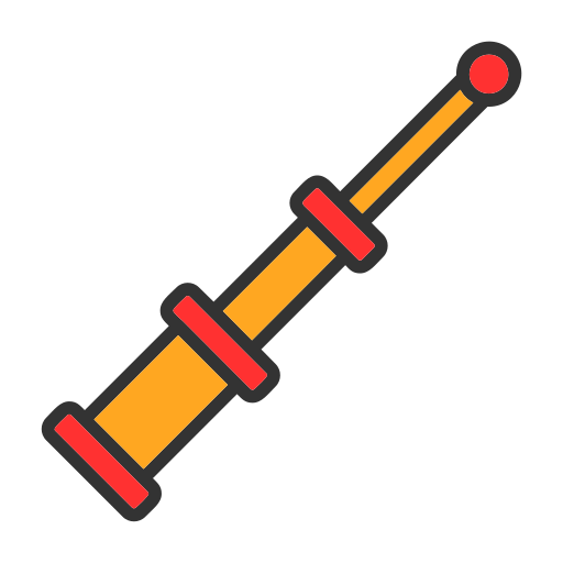 Baton Generic color lineal-color icon