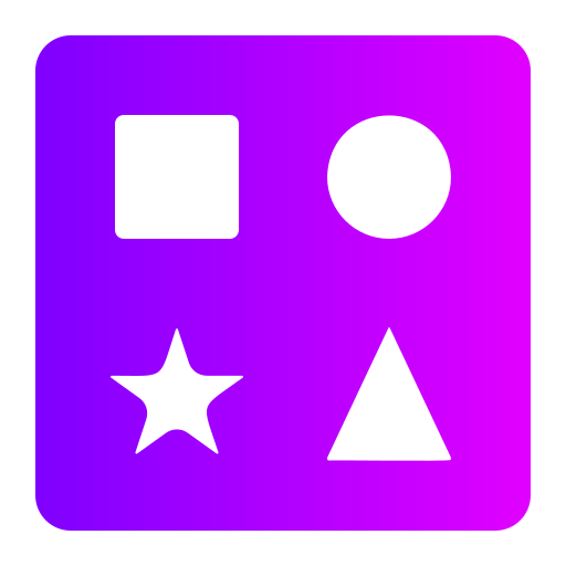 Shapes Generic gradient fill icon
