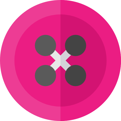 botón Basic Rounded Flat icono