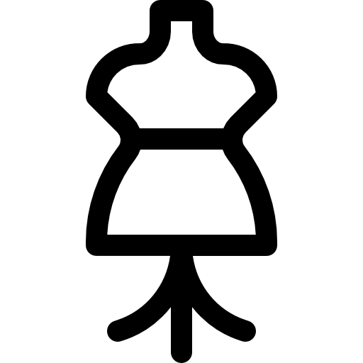 manichino Basic Rounded Lineal icona