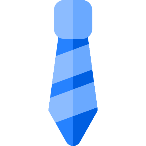 cravatta Basic Rounded Flat icona