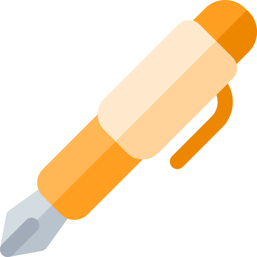 Перьевая ручка Basic Rounded Flat иконка
