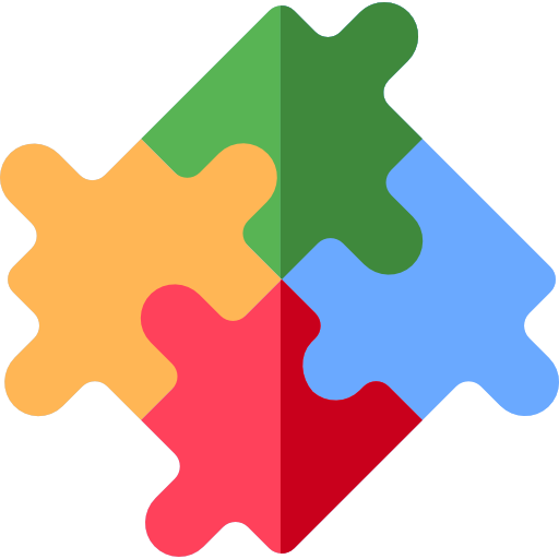 puzzle Basic Rounded Flat icon