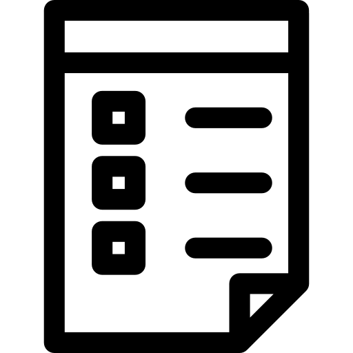 체크리스트 Basic Rounded Lineal icon