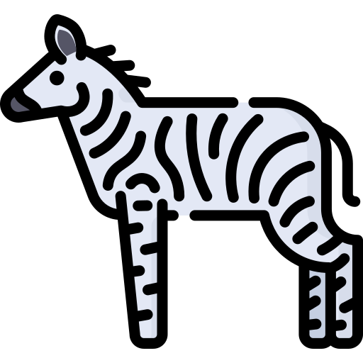 cebra Special Lineal color icono