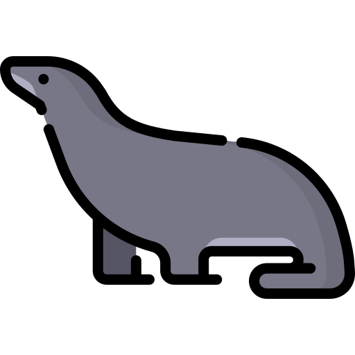 león marino Special Lineal color icono