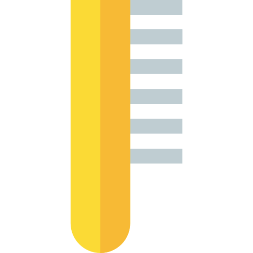 Comb Basic Straight Flat icon