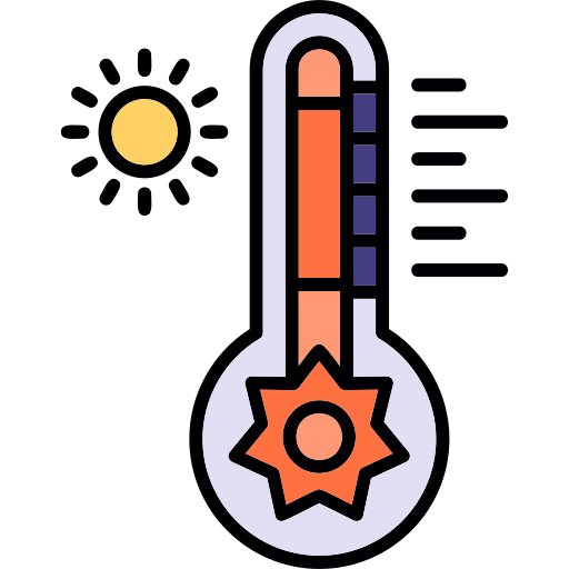 temperatura caliente Generic color lineal-color icono