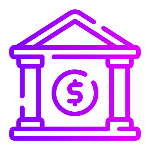 Bank Generic gradient outline icon