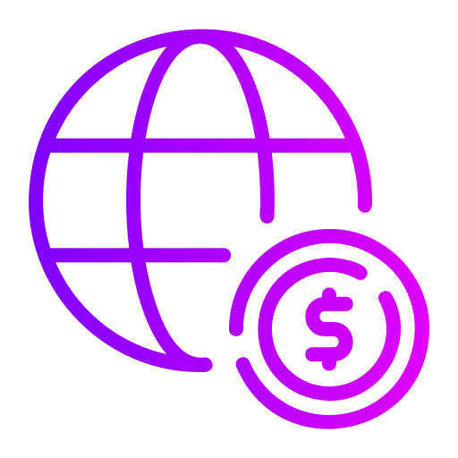 세계 경제 Generic gradient outline icon