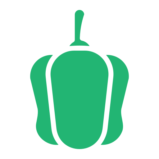 Болгарский перец Generic color fill иконка