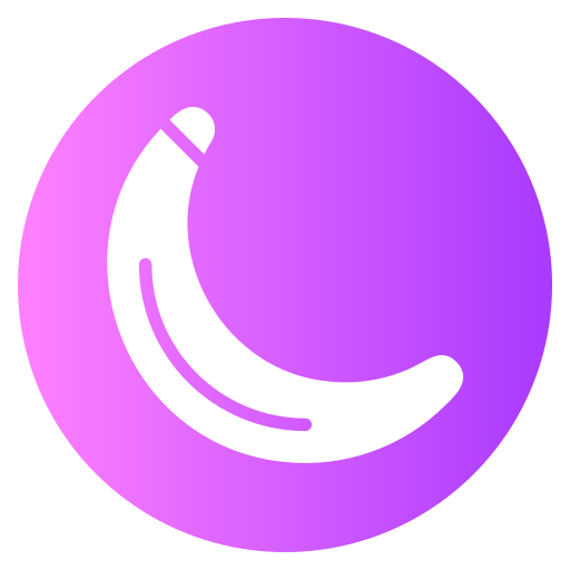 banana Generic gradient fill icona