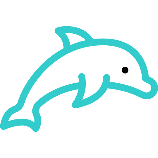 Dolphin Basic Accent Outline icon