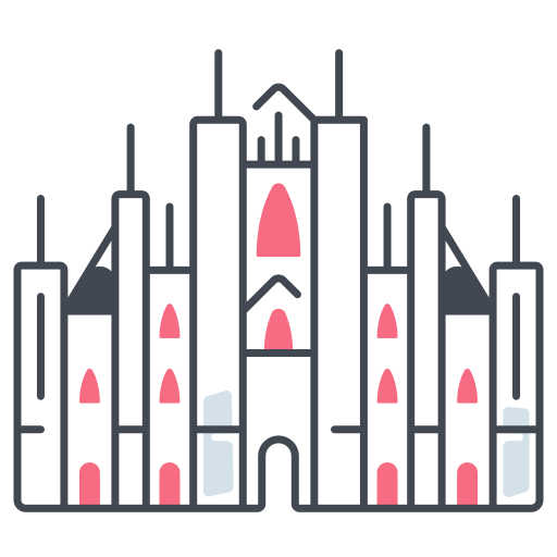 Duomo di milano Generic color lineal-color icon