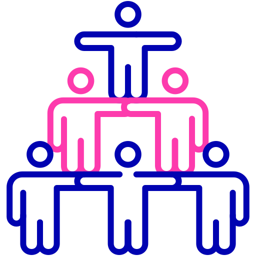 teamwork-symbol Vectors Tank Color Outline icon