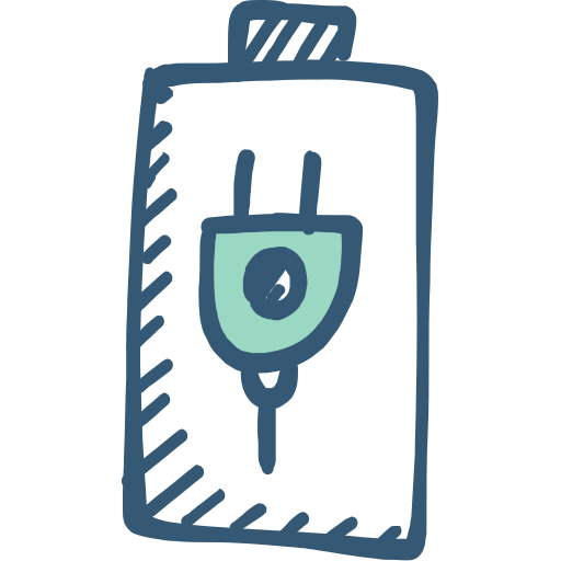Energy Vectors Tank Color Hand-drawn icon