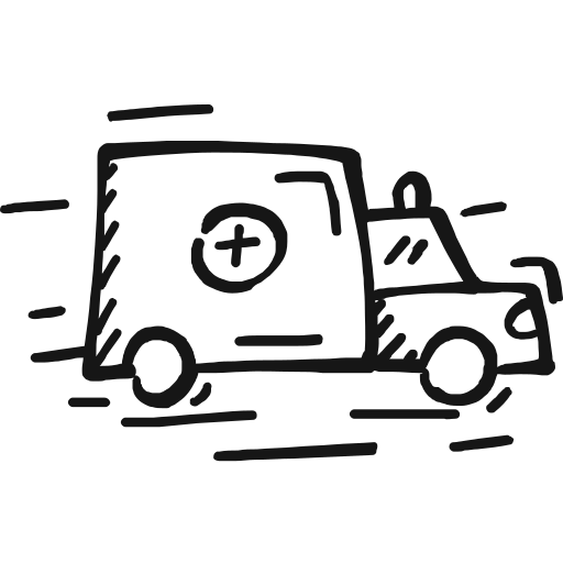 Car Vectors Tank Black Hand-drawn icon