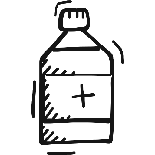 medycyna Vectors Tank Black Hand-drawn ikona