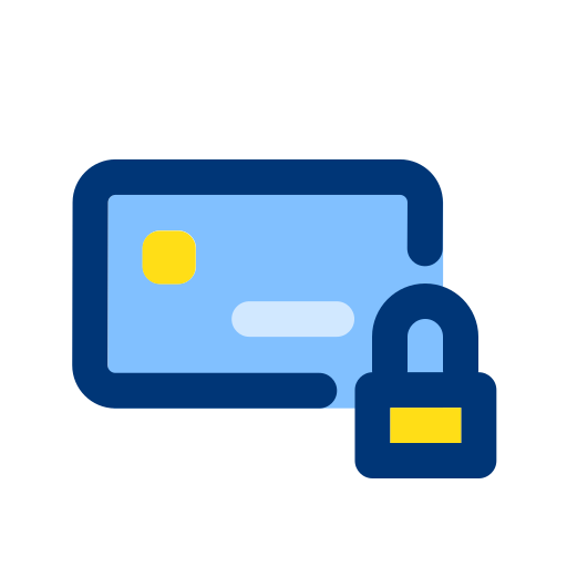 Locked Card Generic color lineal-color icon