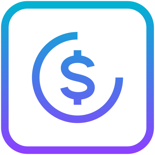 retorno de la inversión Generic gradient outline icono