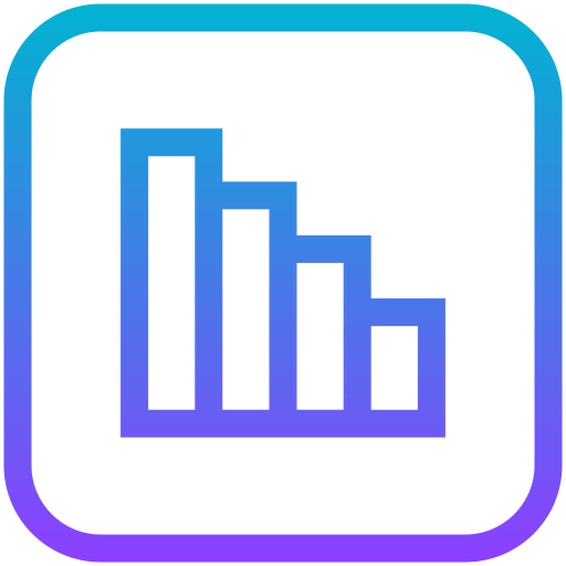 graph Generic gradient outline icon