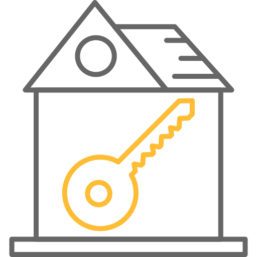 llave de casa Generic color outline icono