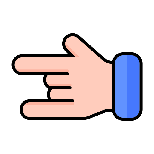 Hand gesture Generic color lineal-color icon