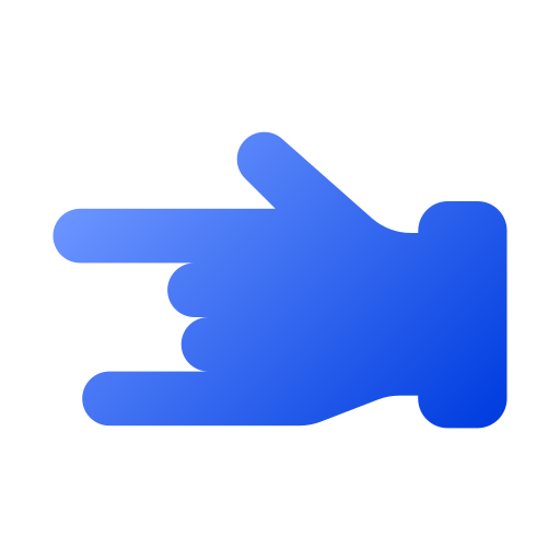 Hand gesture Generic gradient fill icon